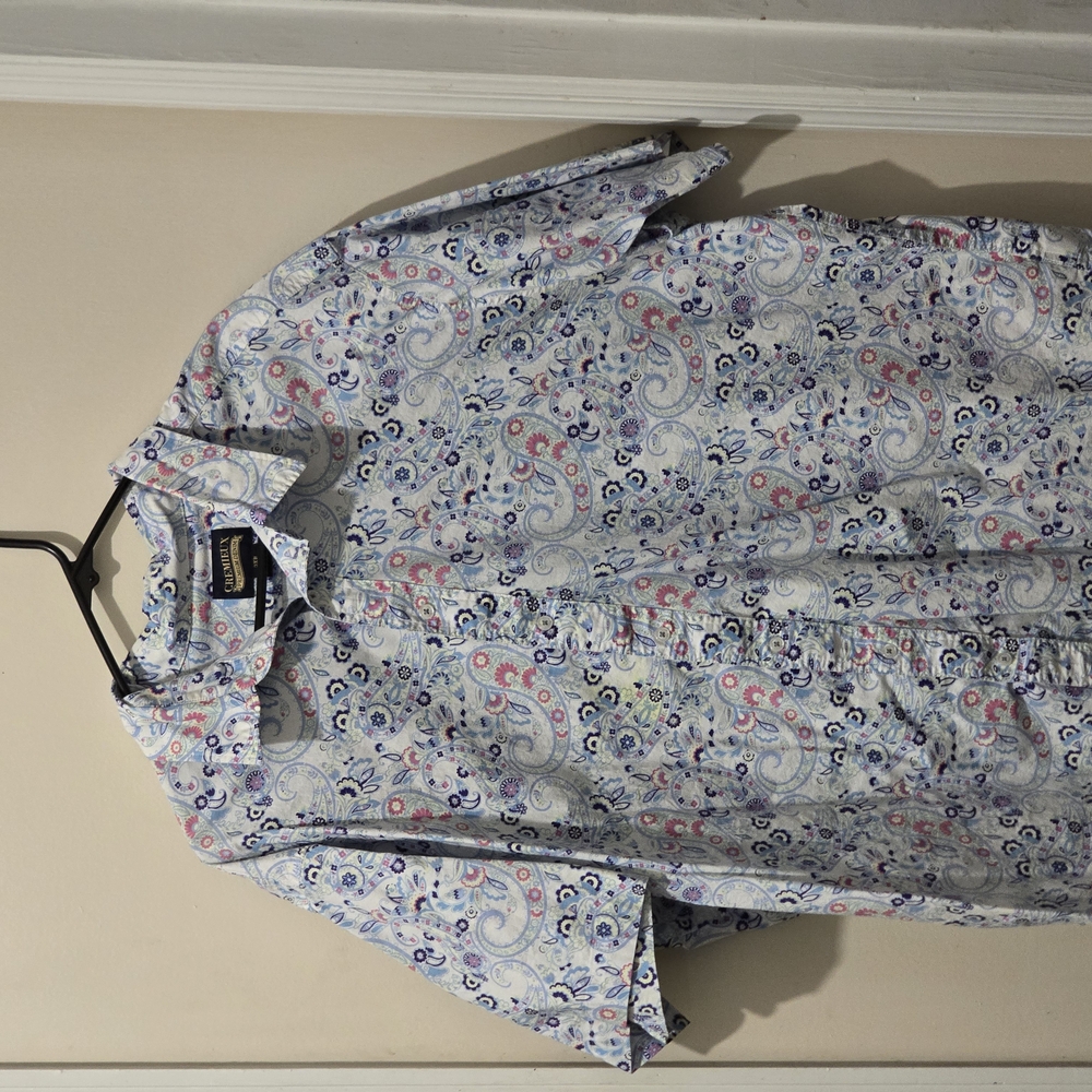 Paisley Button-Up Shirt